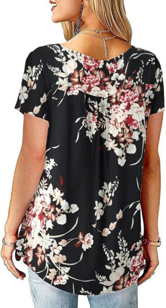 Bluza lejera pentru femei, subtire, respirabila, maneci scurte, XL [2]