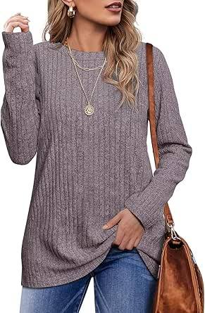 BLUZE FEMEI - Bluza lejera pentru femei, pulover respirabil, gri S