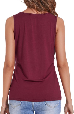 Bluza lejera pentru femei, subtire, pentru alaptare, visinie XL [3]