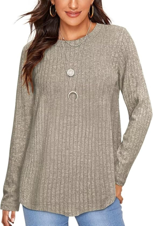 Bluza lejera pentru femei, pulover respirabil, crem caisa M [1]