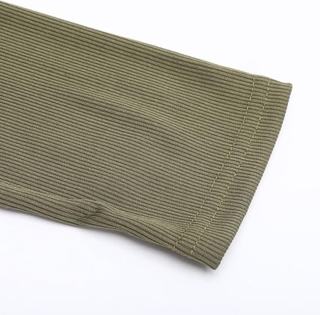 Bluza mulata de vară pentru femei, cu maneca lunga, decolteu V  verde 2XL [3]