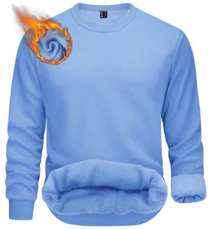 Bluze barbati - Bluza albastra captusita, respirabila, pentru barbati, protectie UV, XL