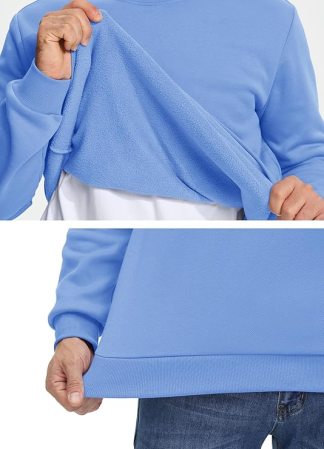 Bluza albastra captusita, respirabila, pentru barbati, protectie UV, XL [4]