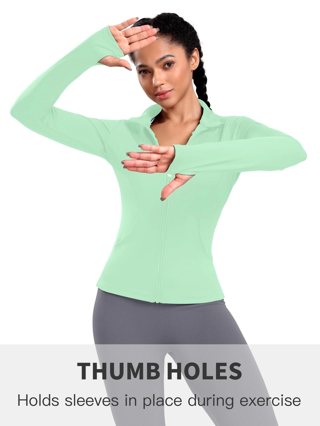 Bluza sport, cu maneca lunga, pe corp, verde 2XL [3]