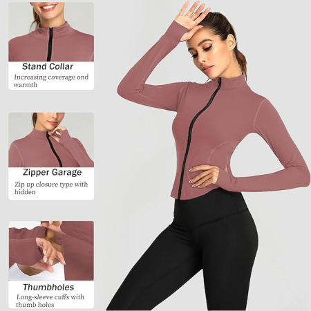 Bluza sport, cu maneca lunga, pe corp, Roz XL [1]