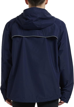 Bluza sport impermeabila pentru barbati, culoare albastru XL [1]