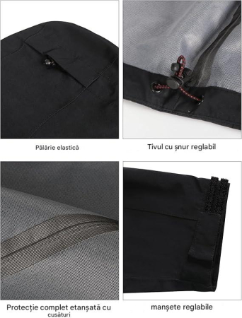 Bluza sport impermeabila pentru barbati, culoare galben S [5]