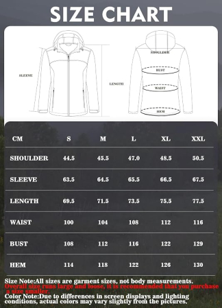 Jacheta albastra sport impermeabila pentru femei, captusita flee, respirabila, 2XL [2]