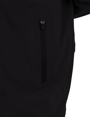 Bluza sport impermeabila pentru baieti, pentru alergare, neagra 8-10 ani [3]