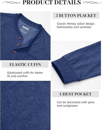 Bluza pe corp din bumbac, respirabila, pentru barbati, protectie UV, buzunar, XL [3]