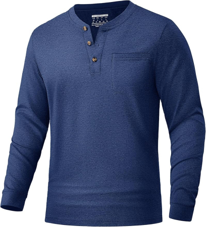 Bluze barbati - Bluza pe corp din bumbac, respirabila, pentru barbati, protectie UV, buzunar, XL