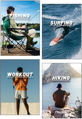 Bluza sport respirabila pentru barbati, pe corp, protectie UV, gri inchis 3XL [5]