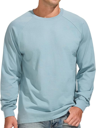 Bluze barbati - Bluza termica lejera pentru barbati, cu maneci lungi, albastru S