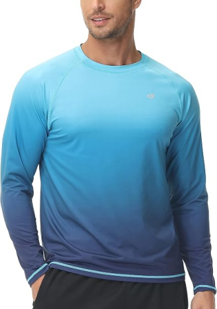 Bluze barbati - Bluza termica lejera pentru barbati, cu maneci lungi, albastru 2XL