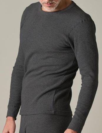Bluza termica lejera pentru barbati, cu maneci lungi, gri inchis M [2]