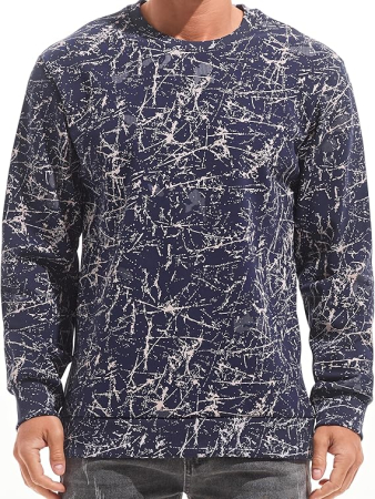 Bluze barbati - Bluza termica lejera pentru barbati, cu maneci lungi, pulover gri L