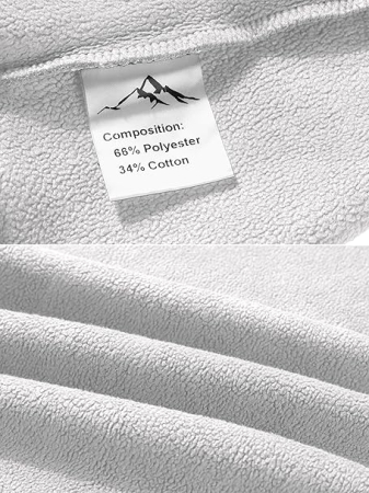 Bluza termica lejera pentru barbati, cu maneci lungi, pulover gri 2XL [4]