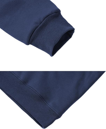 Bluza termica lejera pentru barbati, cu maneci lungi, pulover albastru L [3]