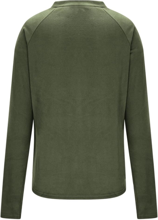 Bluza verde termica, pe corp, cu maneci lungi, pulover pentru femei, S [4]