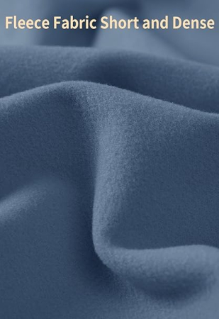 Bluza captusita, pe corp, cu maneci lungi, pulover pentru femei, bleu XL [4]