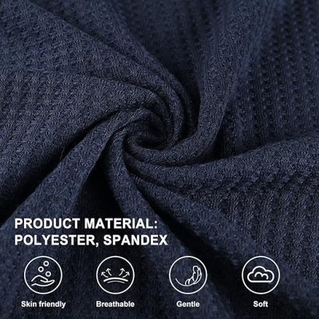 Bluza albastra casual, larga, cu maneci lungi semitransparente, albastra S [6]