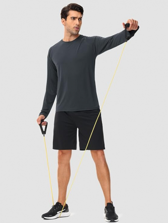 Bluze subtiri, elastice pentru sport barbati, set 3 bucati, marimea XXL [5]