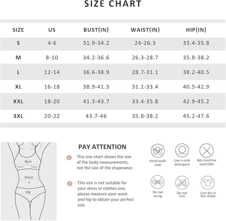 Body modelator corporal pentru femei, Alb 2XL [4]