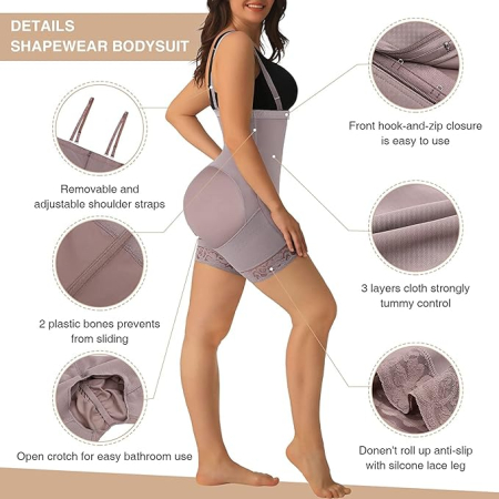 Body modelator corporal pentru femei, crem , 2XL [4]