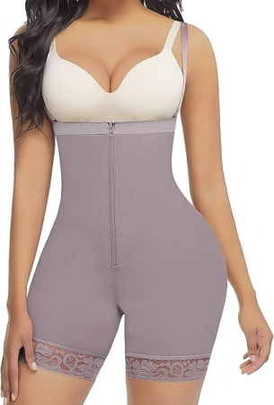 Tricouri dama - Body modelator corporal pentru femei, maro , 5XL