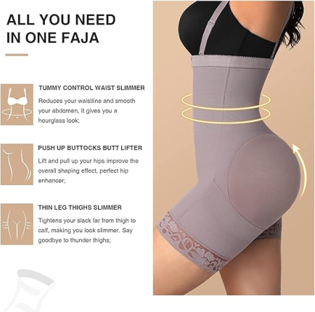 Body modelator corporal pentru femei, maro , 5XL [1]