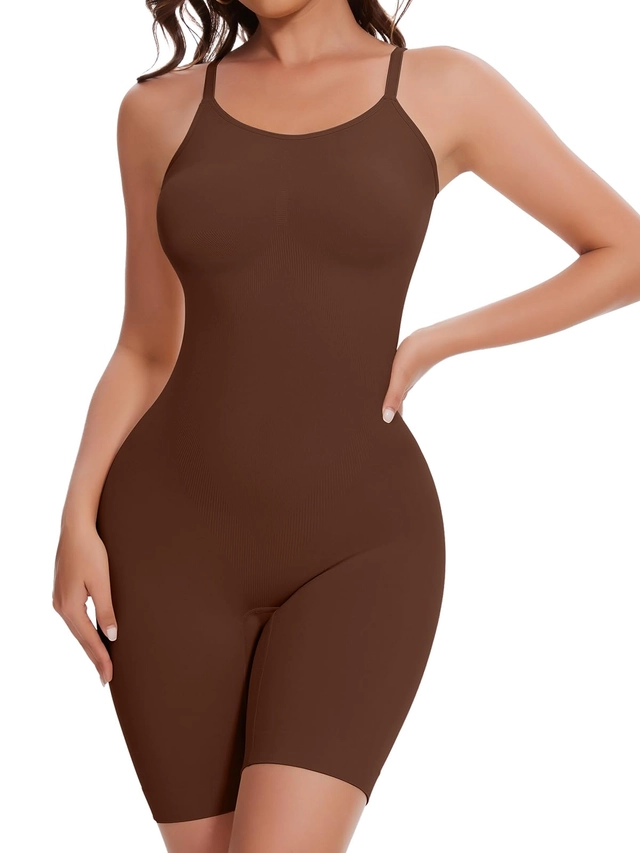 Tricouri dama - Body modelator corporal pentru femei, Maro , L
