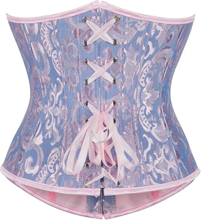 Corset modelator corporal pentru femei, Roz XL [3]