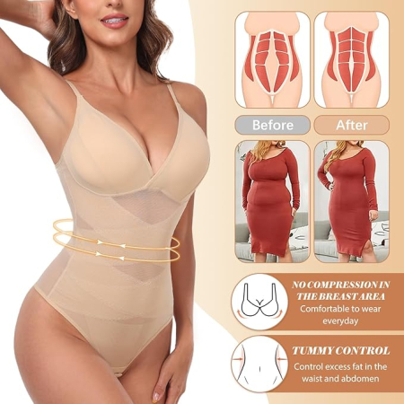 Body modelator corporal pentru femei, crem , 2XL [3]