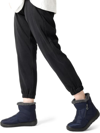 Ghete de iarna imblanite pentru femei, impermeabile, usoare, albastre 40 [4]