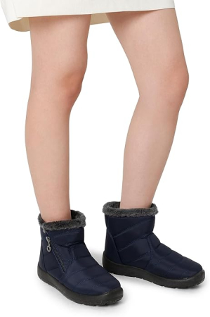 Ghete de iarna imblanite pentru femei, impermeabile, usoare, albastre 38 [5]