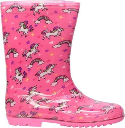CIZME - Cizme impermeabile din cauciuc pentru fete, Roz Unicorn 33