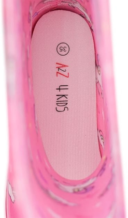 Cizme impermeabile din cauciuc pentru fete, Roz Unicorn 33 [2]