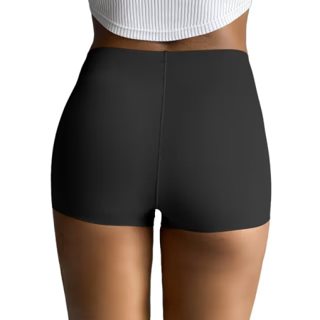 Boxeri negri Damă Seamless No-Show, Elastici, Talie Confortabilă, Acoperire Completă, set 5 bucati, 3XL [3]