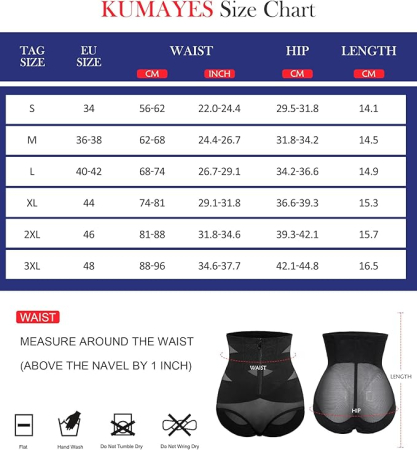 Boxeri negri modelatori cu talie înaltă pentru femei – Control al abdomenului, S [5]