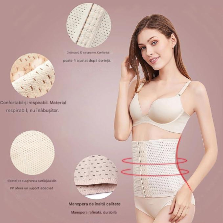 Corsete control abdomen 3 randuri de prinderi, 2 bucati XL [2]