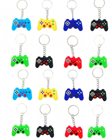 Brelocuri - Brelocuri cu controler pentru jocuri video din silicon 4.5x3 cm,  set 32 bucati