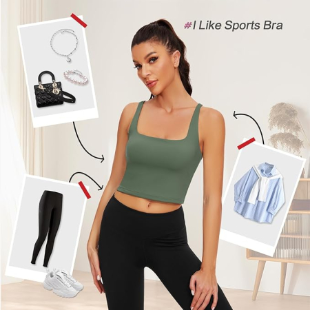 Bustiera sport fara armaturi, sutien elastic cu push-up, Alb S [5]