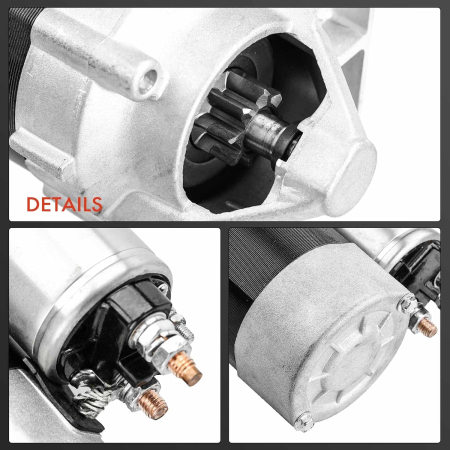 Electromotor Dacia Renault Nissan, 12V, 0,85 kW, 8 Dinți, 3 Găuri Montaj [6]