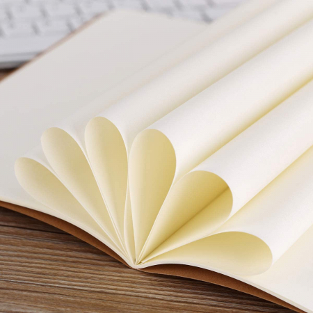 Caiete B5 neliniate, 30 foi, 60 pagini, coperte crem, pentru schite, cursuri, pachet 15 bucati [4]