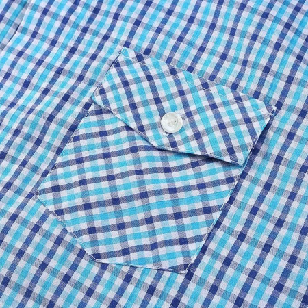 Cămașă albastra cu mânecă lunga pentru baieti 3-4 ani [3]