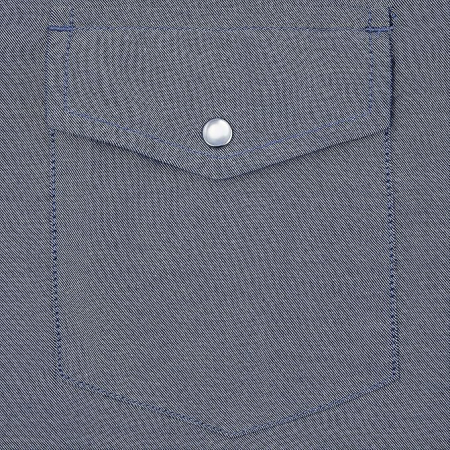Camasa Albastru inchis din denim, lejera, cu maneca scurta pentru barbati L [5]