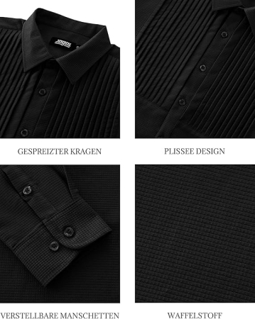 Cămașă eleganta cu mânecă lungă pentru bărbați marimea XL [3]