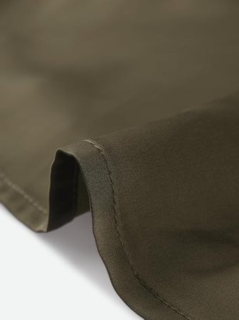 Cămașă lejeră cu mânecă lungă pentru femei marimea S, Verde militar [3]