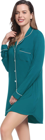 Camasa lejera de somn pentru femei, din material moale 2XL [1]