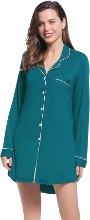 Camasa lejera de somn pentru femei, din material moale 2XL [2]